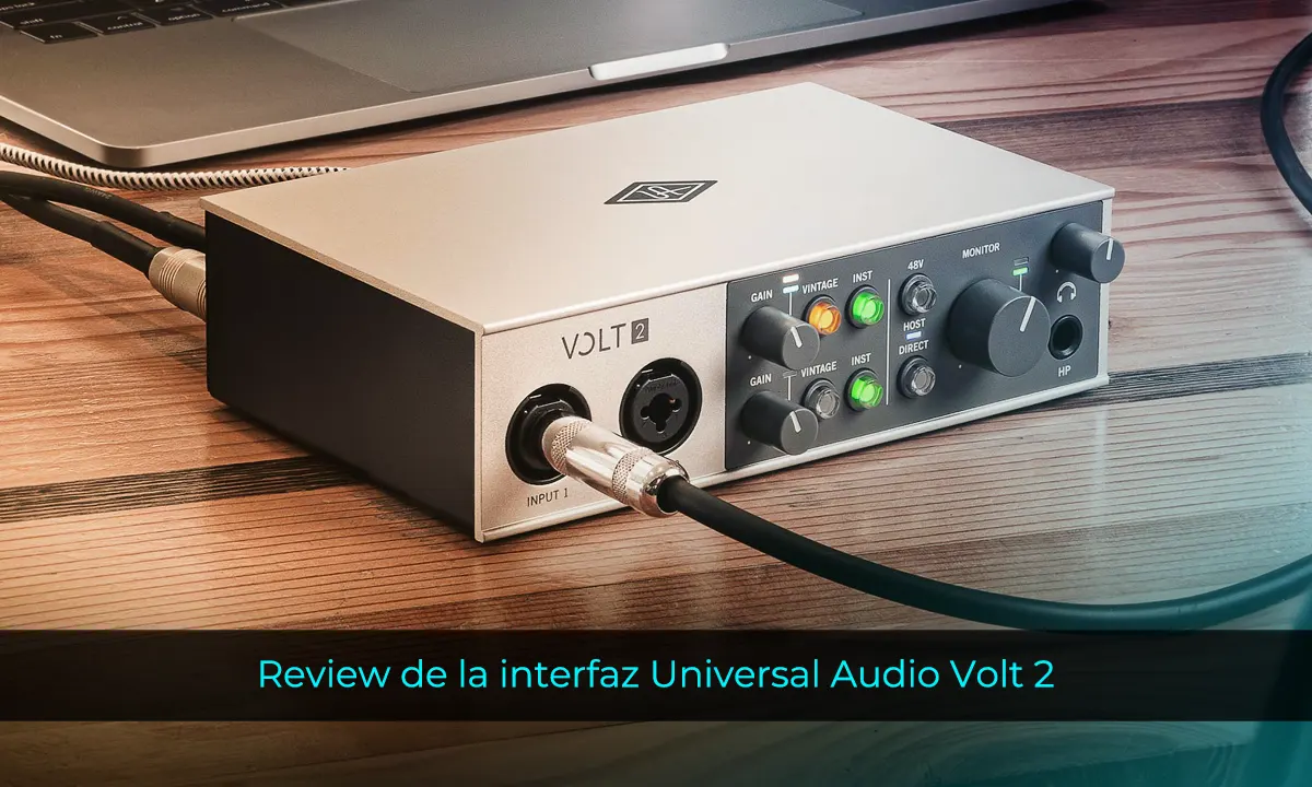 review de la interfaz Universal Audio Volt 2