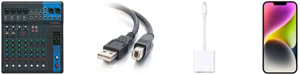 CONECTAR MEZCLADOR POR USB AL SMARTPHONE