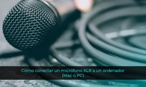 Cómo conectar un micrófono XLR a un ordenador (Mac o PC)