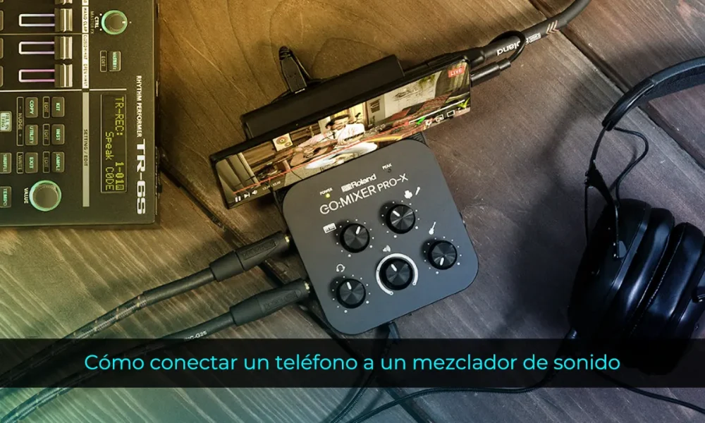 Cómo conectar un teléfono a un mezclador de sonido