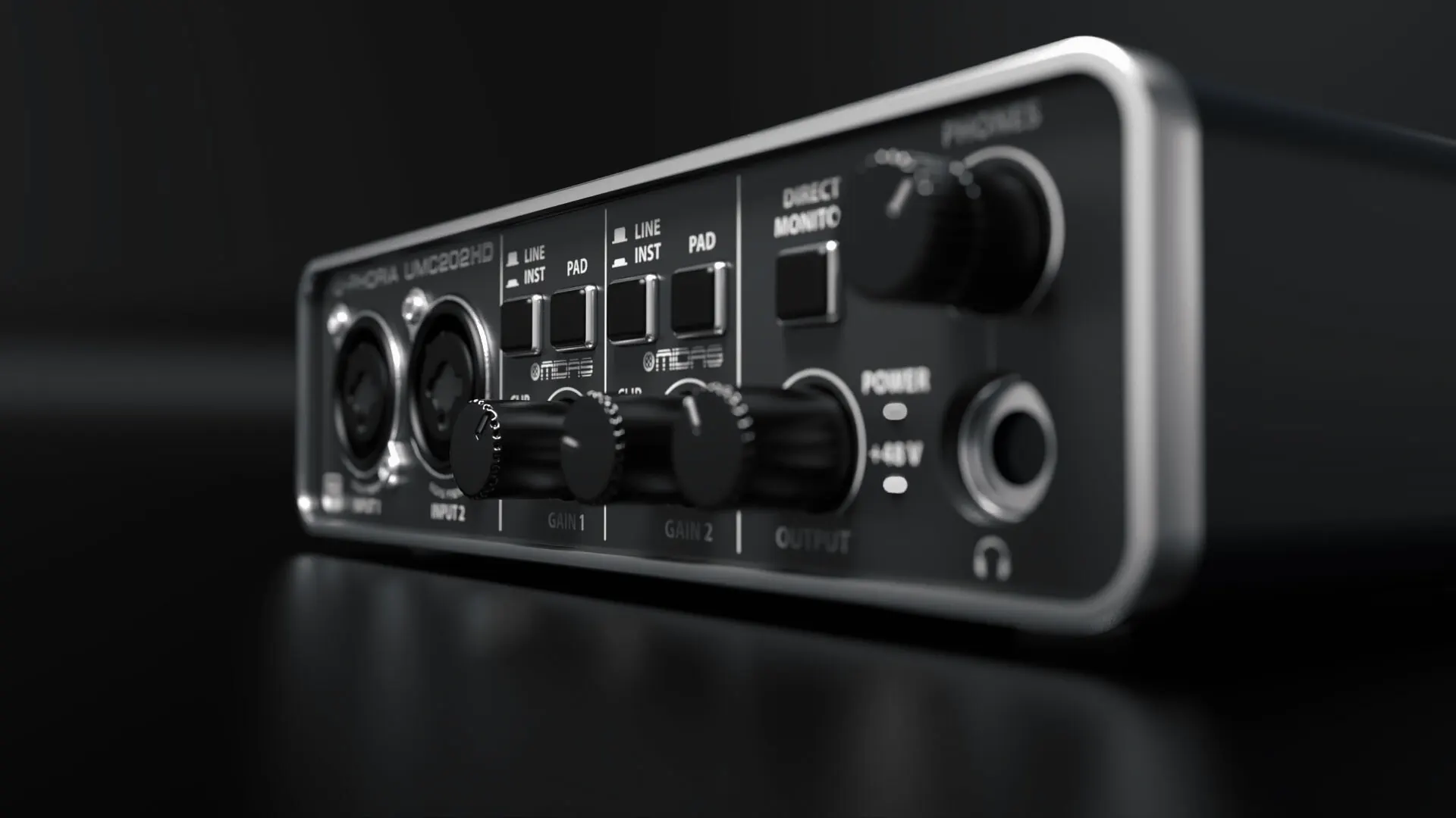 compra la interfaz favorita de los principiantes la Behringer U-Phoria UMC202HD