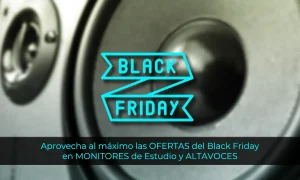 comprar monitores de estudio y altavoces en black friday