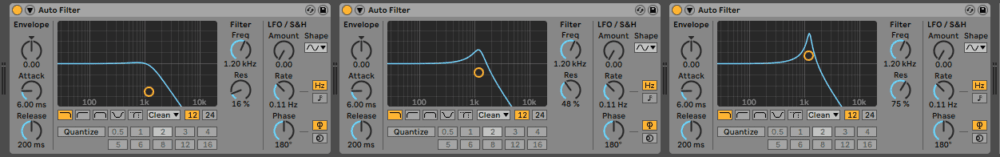 TIPOS DE FILTROS DE AUDIO Resonancia  Q  Énfasis  Retroalimentación